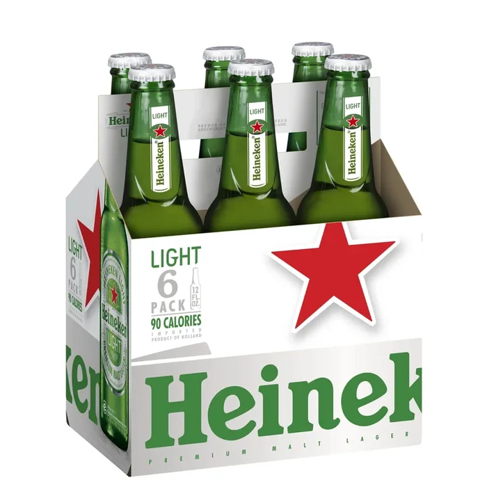 Heineken Light 6pk Btl 12oz