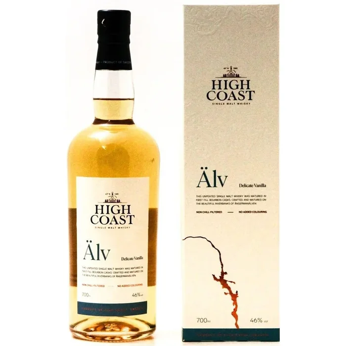 High Coast Alv Swedish Single Malt Whisky 70cl 46% – No Box