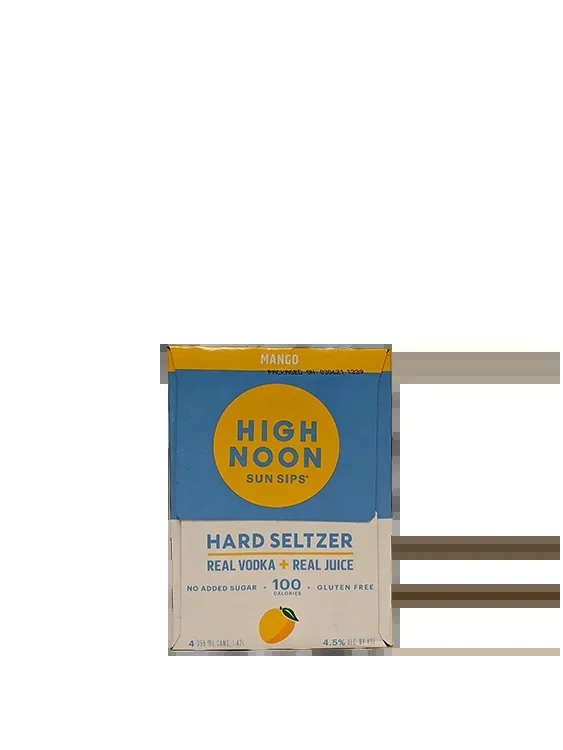 High Noon Mango Vodka Soda 4 Pack