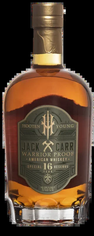 HOOTEN YOUNG WHISKEY CASK STRENGTH JACK CARR WARRIOR PROOF SPECIAL RESERVE 16YR 750ML