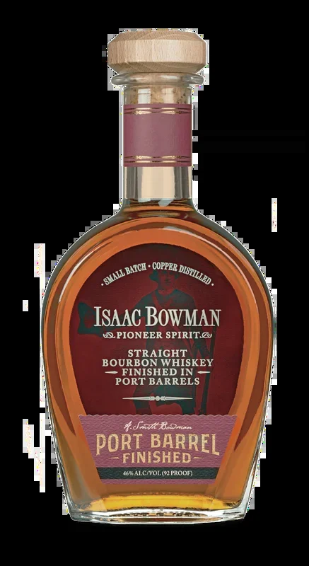 ISAAC BOWMAN BOURBON STRAIGHT PORT BARREL FINISH 750ML
