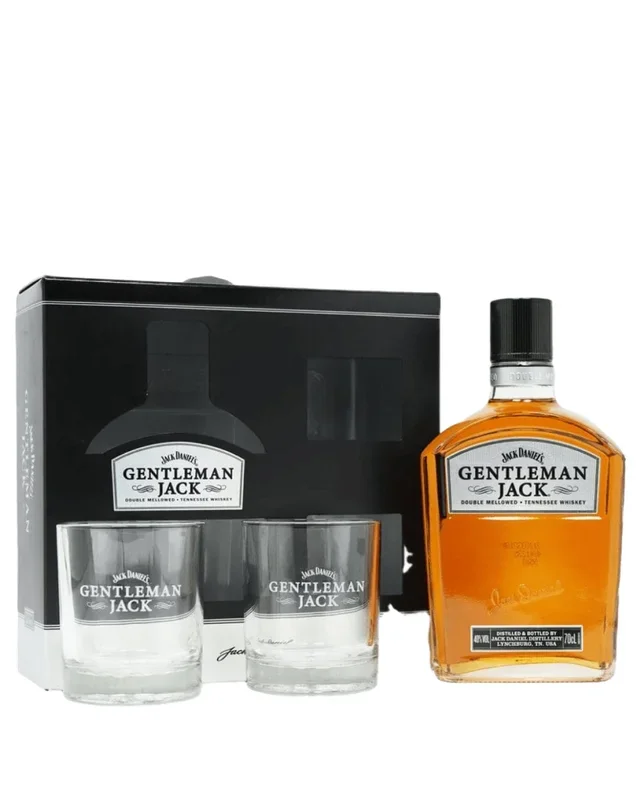 Jack Daniel’s Gentleman Jack Whiskey Gift Set, 70 cl