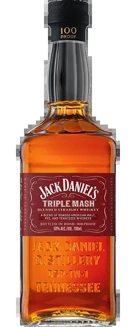 JACK DANIELS WHISKEY STRAIGHT TRIPLE MASH BOTTLED IN BOND TENNESSEE 1LI