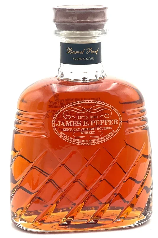 James E Pepper “Decanter” Barrel Proof Bourbon Whiskey