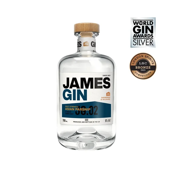 JAMES GIN NAVY STRENGTH ASIAN PARSNIP UK 700ML