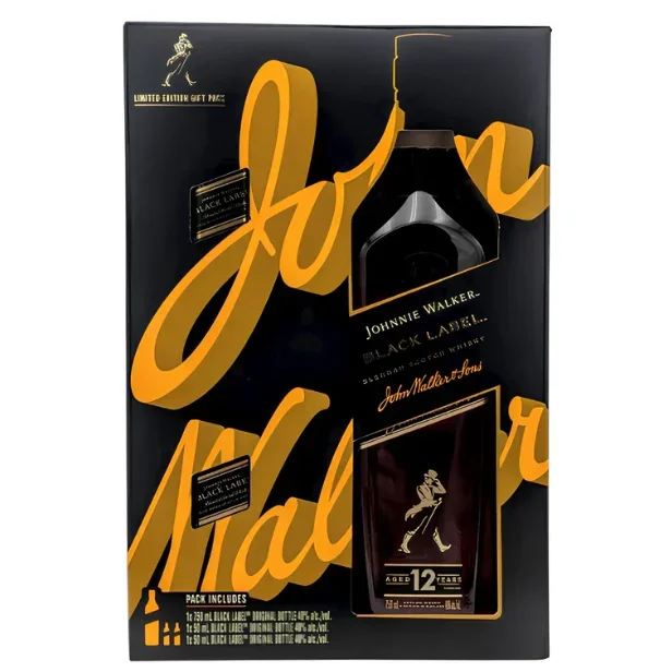 Johnnie Walker Black Label Gift Pack 2x50mL