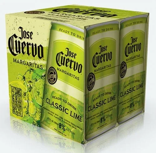 JOSE CUERVO MARGARITAS CLASSIC LIME 4X6.8OZ CAN