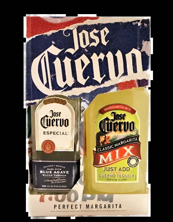 JOSE CUERVO TEQUILA SILVER W/ MARGARITA MIX 750ML