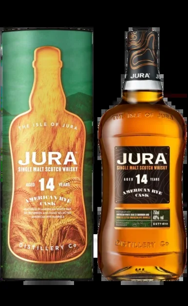 JURA SCOTCH SINGLE MALT IN AMERICAN RYE CASK 14YR 750ML