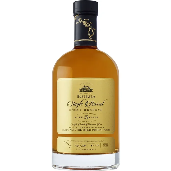 Kōloa Kaua’i Reserve Cask Strength Single-Barrel Aged Hawaiian Rum