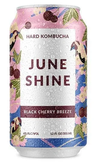 Kombucha June Shine 6pk Black Cherry Breeze