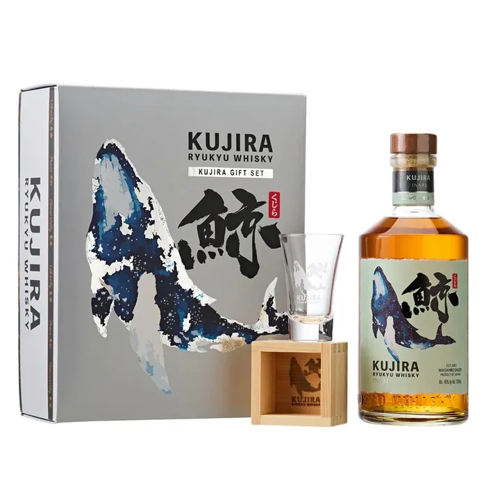 KUJIRA RYUKYU WHISKEY INARI SINGLE GRAIN GIFT SET JAPAN 700ML