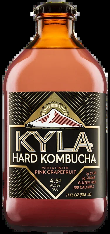 Kyla Hard Kombucha Pink Grapefruit 6 pack bottles