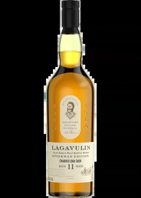 LAGAVULIN OFFERMAN SCOTCH SINGLE MALT 11YR 750ML