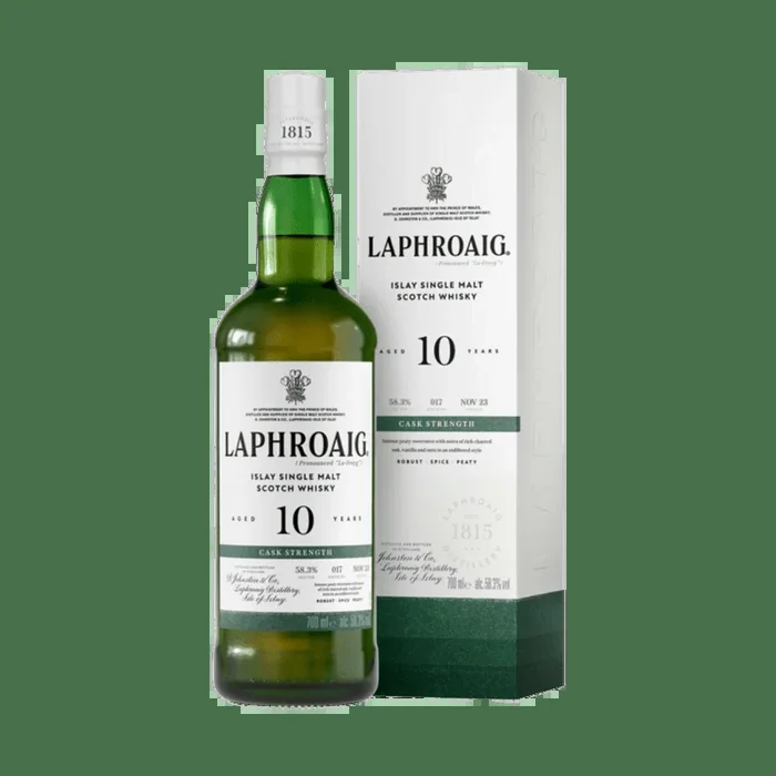 Laphroaig 10 Year Old Cask Strength Batch #017 Islay Single Malt Scotch Whisky