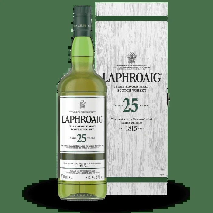 LAPHROAIG SCOTCH SINGLE MALT ISLAY 25YR 750ML