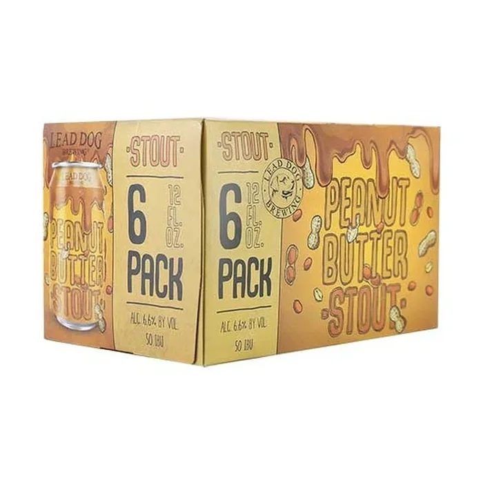 Lead Dog Brewing Peanut Butter Stout Beer 6-Pack