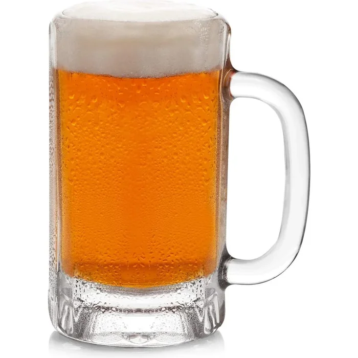 Libbey Heidelberg Glass Beer Mugs, 16-ounce, Set of 4