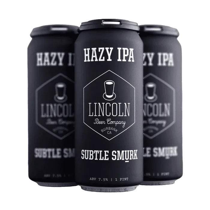 Lincoln Beer Co. Subtle Smurk Hazy IPA Beer 4-Pack