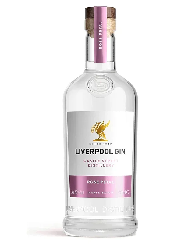 Liverpool Rose Petal Gin, 70 cl