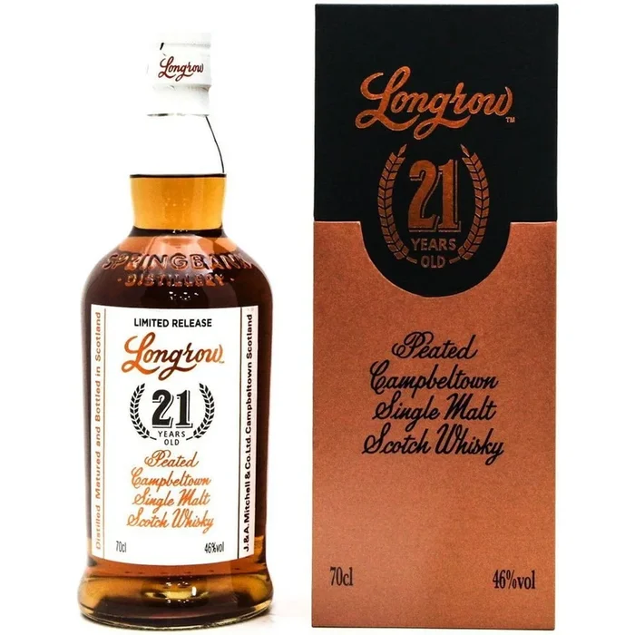 Longrow 21 Year Old Peated Single Malt Scotch Whisky – 70cl 46%