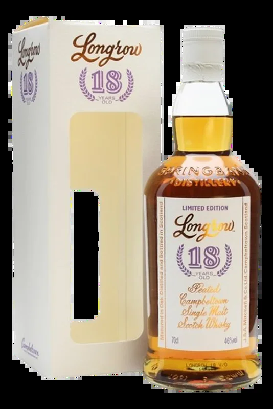 LONGROW SCOTCH SINGLE MALT LIMITED EDITION PEATED 92PF 18YR 750ML