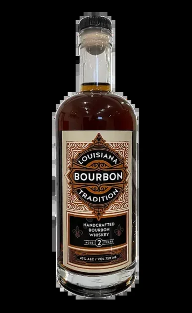 LOUISIANA TRADITION BOURBON STORED IN AMERICAN OAK BARRELS BATCH NO. 0003 750ML