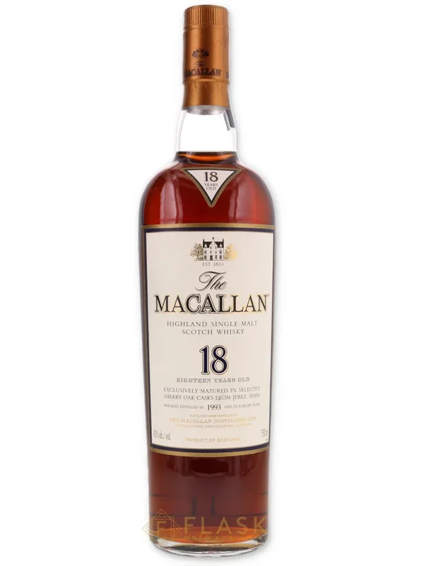 Macallan 18 Year Old 1993 [Bottle Only]