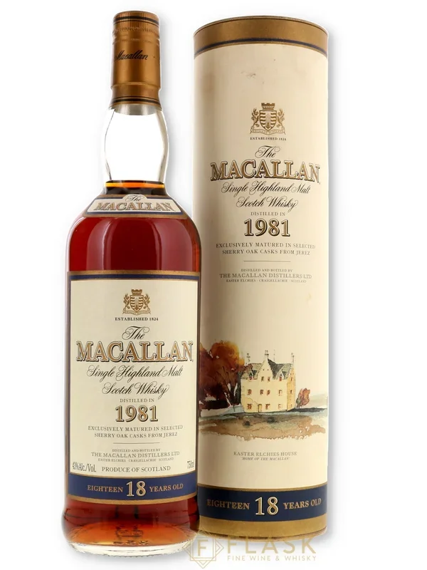 Macallan 18 Year Sherry Oak 1981 [Original Tube]