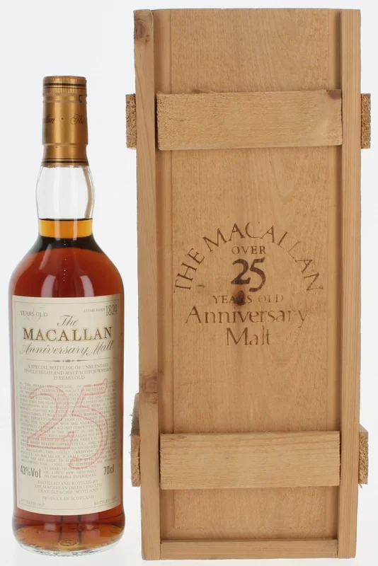 Macallan 25 Year Old 1967 – 1992 – 70cl 43%