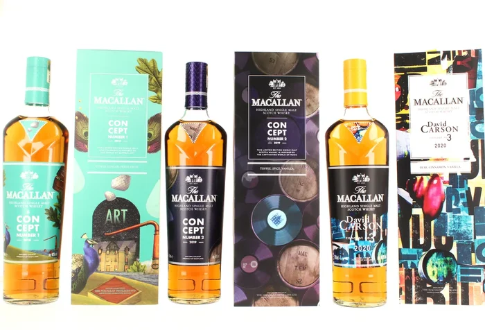 Macallan – Concept Series No.1-3 (3 x 70cl) (40% 40% & 40.8%)