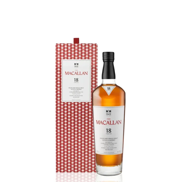 MACALLAN SCOTCH SINGLE MALT DOUBLE CASK 18YR 750ML