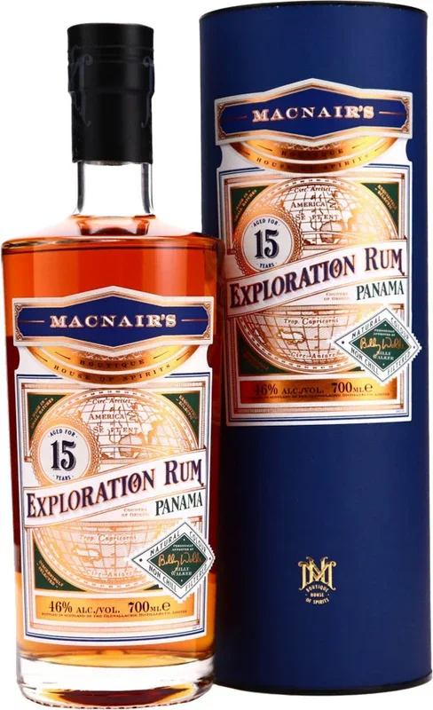 MacNair’s Exploration Panama 15 Year Old Rum 700ml