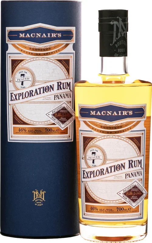 MacNair’s Exploration Panama 7 Year Old Peated Rum 700ml