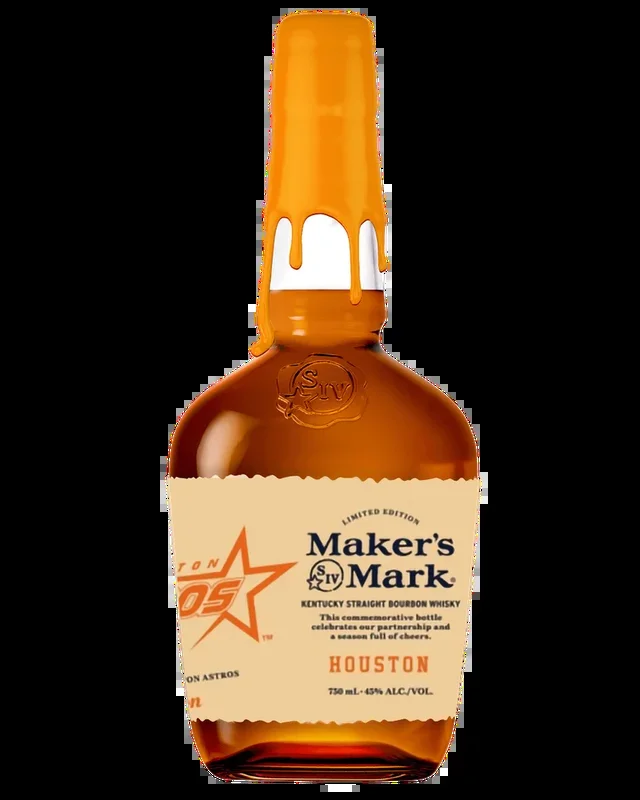 MAKERS MARK BOURBON STRAIGHT LIMITED HOUSTON ASTROS EDITION KENTUCKY 750ML