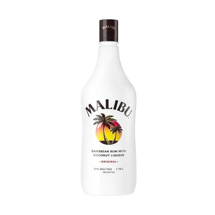 Malibu Original Coconut Flavored Caribbean Rum (1.75L)