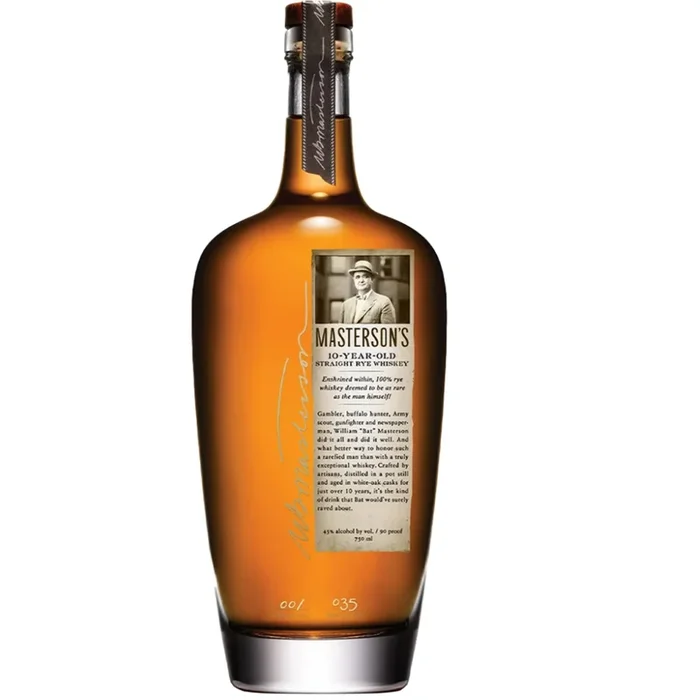 Masterson’s 10 Year Straight Rye Whiskey 750ml