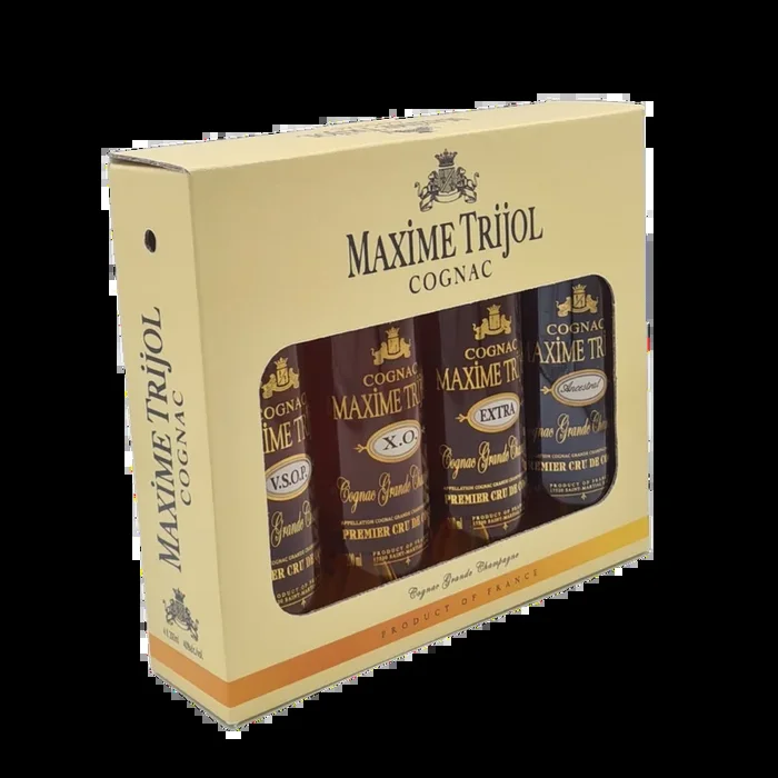 MAXIME TRIJOL COGNAC COLLECTION (VSOP, XO, EXTRA, ANCESTRAL ) 4X200ML