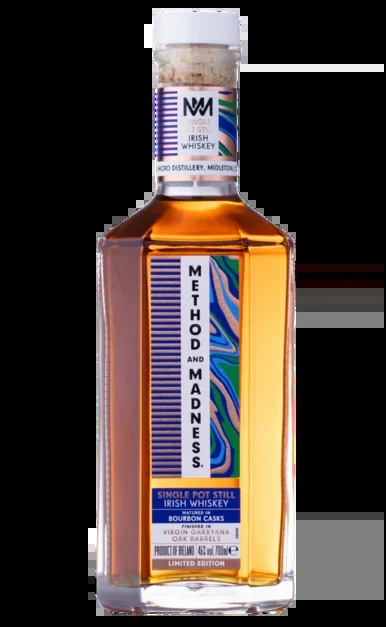 METHOD AND MADNESS WHISKEY SINGLE MALT POT STILL VIRGIN GARRYANA OAK BARRELS IRISH 700ML