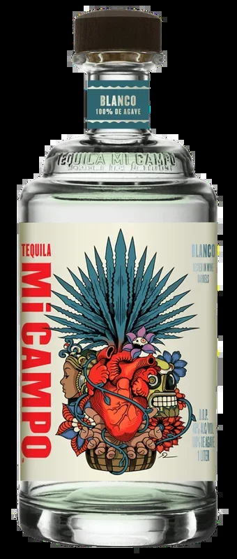MI CAMPO TEQUILA BLANCO RESTED IN WINE BARRELS 750ML