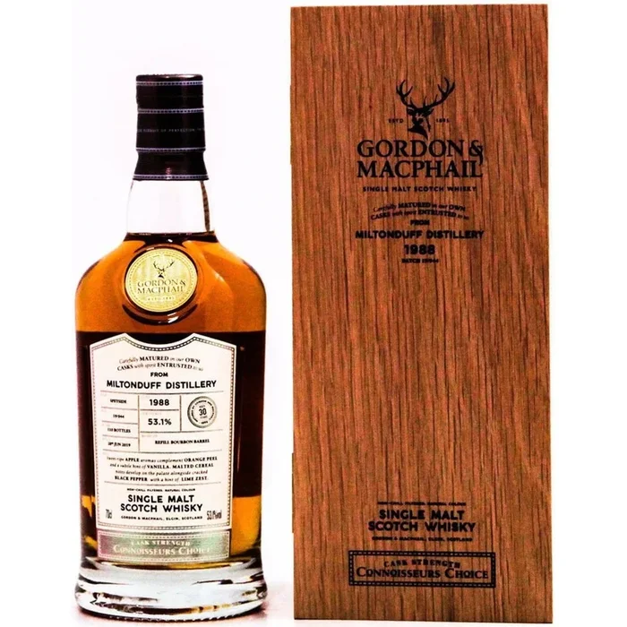 Miltonduff 30 Year Old 1988 Connoisseurs Choice (Gordon & MacPhail) – 70cl 53.1%