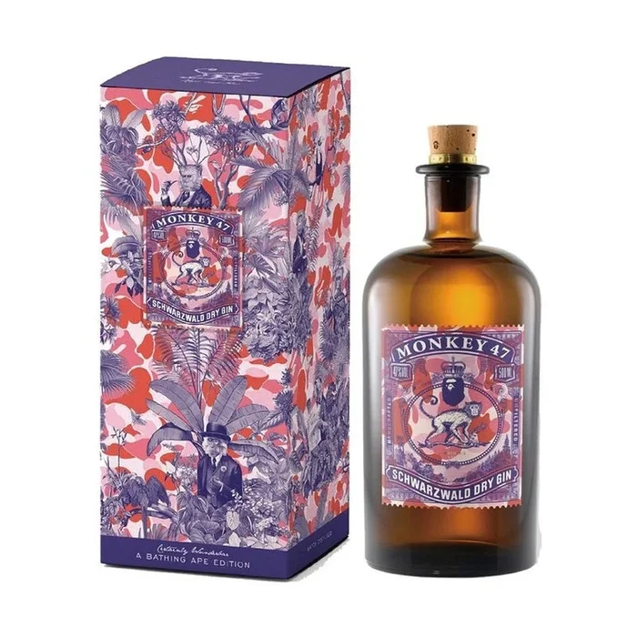 Monkey 47 ‘A Bathing Ape’ Edition Schwarzwald Dry Gin (375ml)