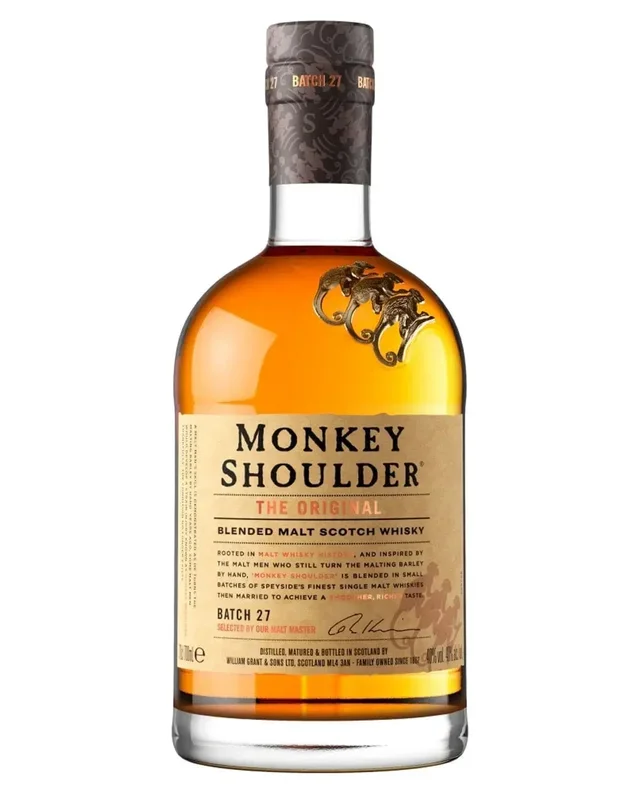 Monkey Shoulder Blended Malt Scotch Whisky, 70 cl