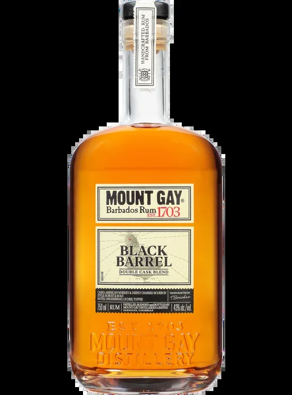 MOUNT GAY RUM BLACK BARREL BARBADOS 86PF 750ML