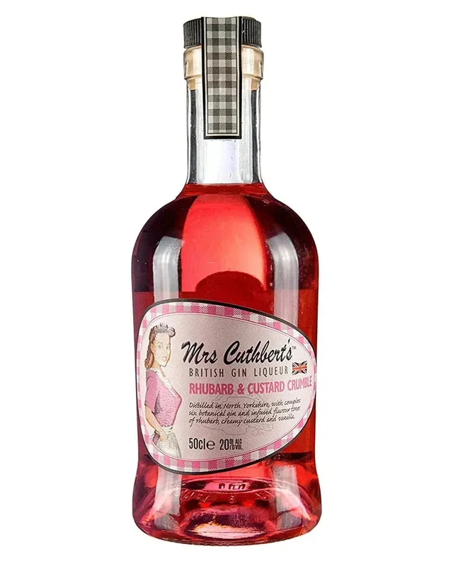 Mrs Cuthbert’s Rhubarb & Custard Crumble Gin Liqueur, 50 cl