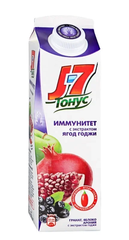 Nectar “J7” from apples, pomegranate and chokeberry, 900 ml