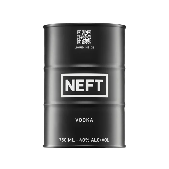 Neft Vodka Black Barrel Packaging