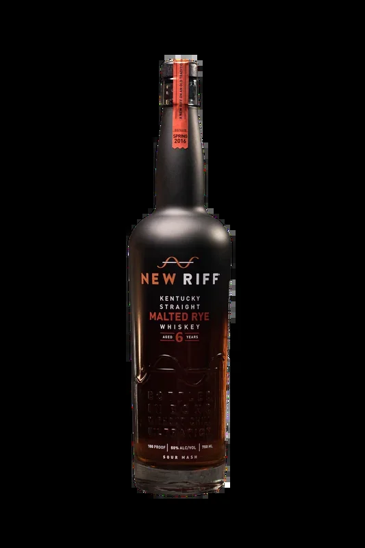 NEW RIFF WHISKEY STRAIGHT MALTED RYE BOTTLED IN BOND KENTUCKY 6YR 750ML