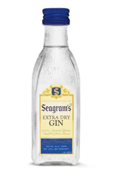Nip Gin Seagram’s Extra Dry