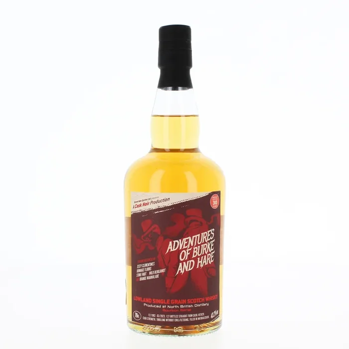 North British 30 Year Old Cask Noir Adventures of Burke and Hare Single Grain Scotch Whisky – 70cl 43.2%
